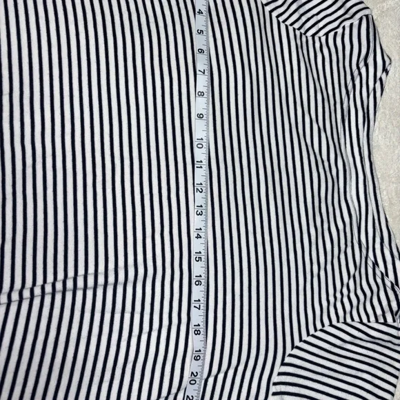 Chico's Striped Short Sleeve Tee - Picture 4 of 5